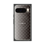 プレミアムスクエアケース with Pixelsnap［ CASEPLAY Check - Black ］