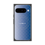 プレミアムスクエアケース with Pixelsnap［ CASEPLAY Check - Blue ］