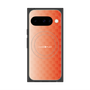 プレミアムスクエアケース with Pixelsnap［ CASEPLAY Check - Orange ］