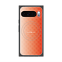 プレミアムスクエアケース with Pixelsnap［ CASEPLAY Check - Orange ］