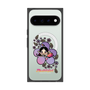 プレミアムスクエアケース with Pixelsnap［ アクビガール - フラワー ］