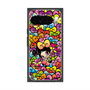 プレミアムスクエアケース with Pixelsnap［ アクビガール - リボン ］