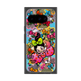 プレミアムスクエアケース with Pixelsnap［ アクビガール - フラワーリボン ］