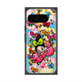 プレミアムスクエアケース with Pixelsnap［ アクビガール - フラワーリボン ］