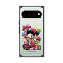プレミアムスクエアケース with Pixelsnap［ アクビガール - プレゼントリボン ］