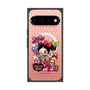 プレミアムスクエアケース with Pixelsnap［ アクビガール - プレゼントリボン ］