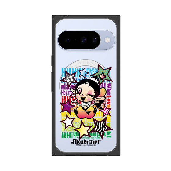 プレミアムスクエアケース with Pixelsnap［ アクビガール - スター ］