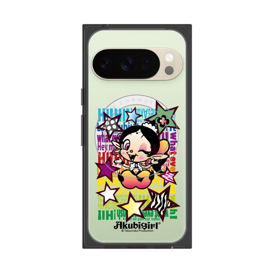 プレミアムスクエアケース with Pixelsnap［ アクビガール - スター ］