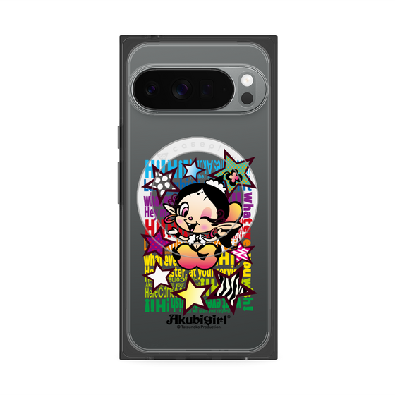 プレミアムスクエアケース with Pixelsnap［ アクビガール - スター ］