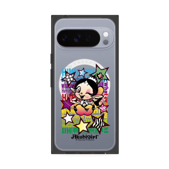 プレミアムスクエアケース with Pixelsnap［ アクビガール - スター ］