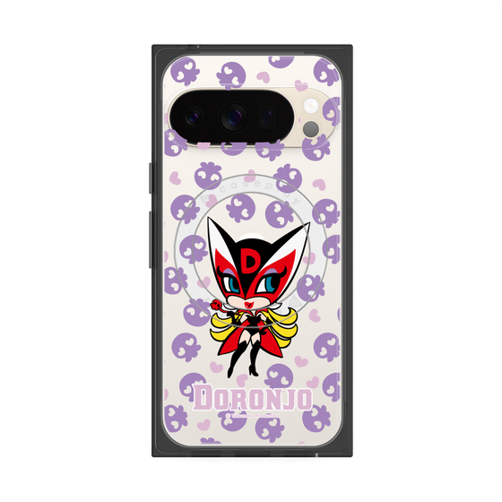 プレミアムスクエアケース with Pixelsnap［ ドロンジョ - ミニキャラ - Purple ］