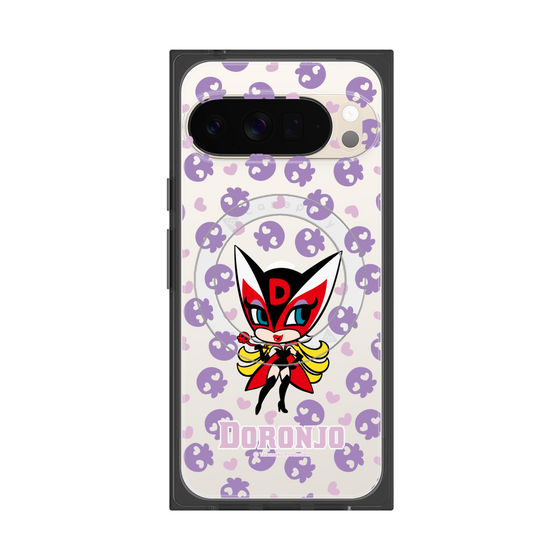 プレミアムスクエアケース with Pixelsnap［ ドロンジョ - ミニキャラ - Purple ］