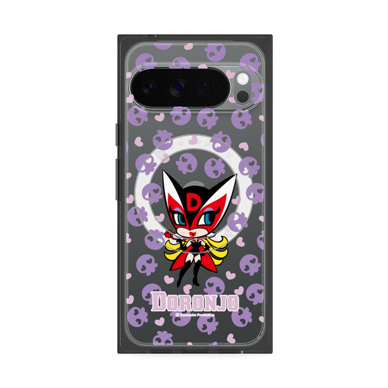 プレミアムスクエアケース with Pixelsnap［ ドロンジョ - ミニキャラ - Purple ］
