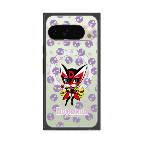 プレミアムスクエアケース with Pixelsnap［ ドロンジョ - ミニキャラ - Purple ］
