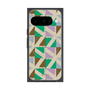 プレミアムスクエアケース with Pixelsnap［ ELLE - 幾何学 ］