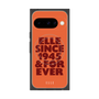 プレミアムスクエアケース with Pixelsnap［ ELLE - オレンジ ］