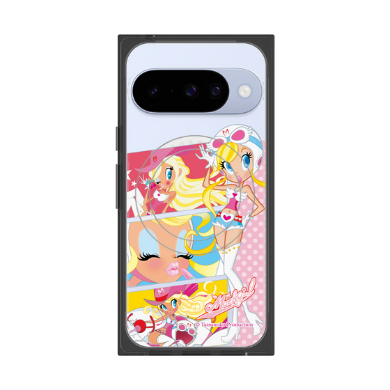 プレミアムスクエアケース with Pixelsnap［ マッハガール - コミック風 ］