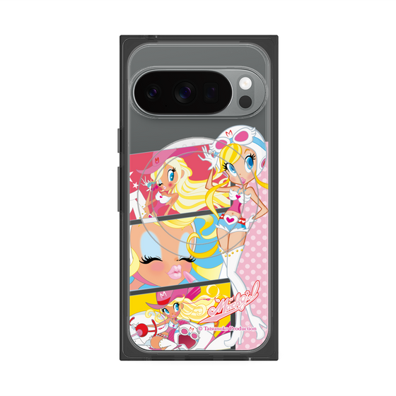 プレミアムスクエアケース with Pixelsnap［ マッハガール - コミック風 ］