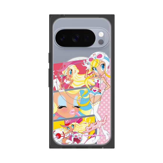 プレミアムスクエアケース with Pixelsnap［ マッハガール - コミック風 ］