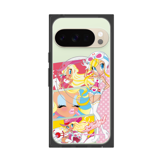 プレミアムスクエアケース with Pixelsnap［ マッハガール - コミック風 ］