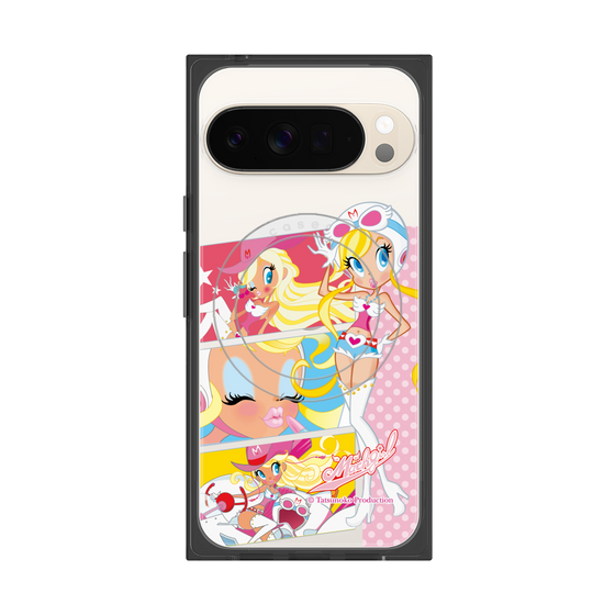 プレミアムスクエアケース with Pixelsnap［ マッハガール - コミック風 ］