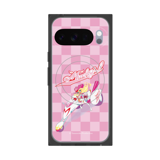 プレミアムスクエアケース with Pixelsnap［ マッハガール - チェック ］