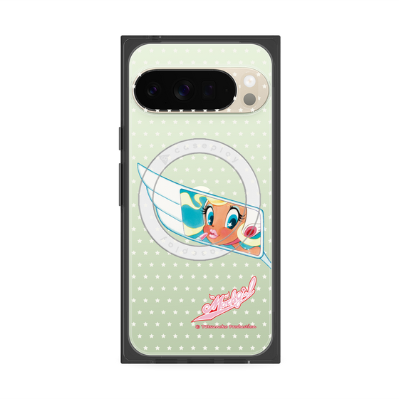プレミアムスクエアケース with Pixelsnap［ マッハガール - サイドミラー ］