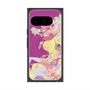 プレミアムスクエアケース with Pixelsnap［ マッハガール - 花とリップ ］