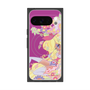 プレミアムスクエアケース with Pixelsnap［ マッハガール - 花とリップ ］