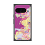 プレミアムスクエアケース with Pixelsnap［ マッハガール - 花とリップ ］