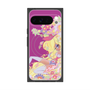 プレミアムスクエアケース with Pixelsnap［ マッハガール - 花とリップ ］