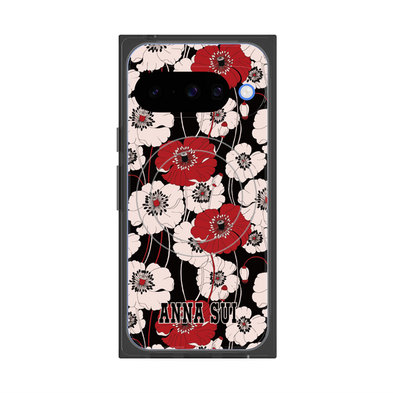 プレミアムスクエアケース with Pixelsnap［ ANNA SUI - ポピー ］