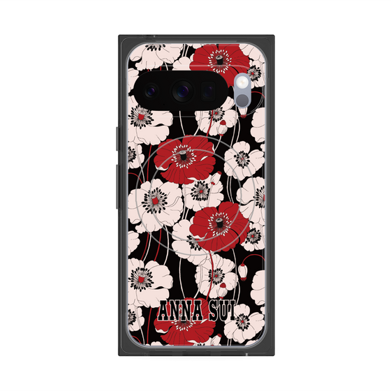 プレミアムスクエアケース with Pixelsnap［ ANNA SUI - ポピー ］