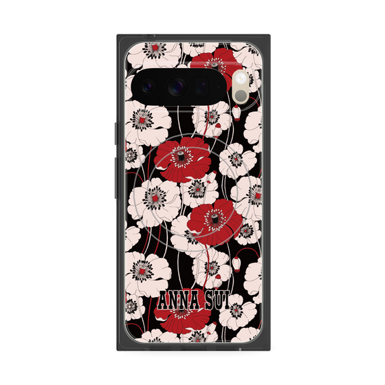 プレミアムスクエアケース with Pixelsnap［ ANNA SUI - ポピー ］