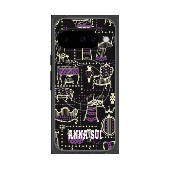 プレミアムスクエアケース with Pixelsnap［ ANNA SUI - チェア ］