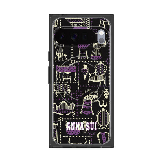 プレミアムスクエアケース with Pixelsnap［ ANNA SUI - チェア ］