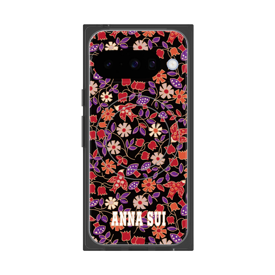 プレミアムスクエアケース with Pixelsnap［ ANNA SUI - ワイルドフラワー ］