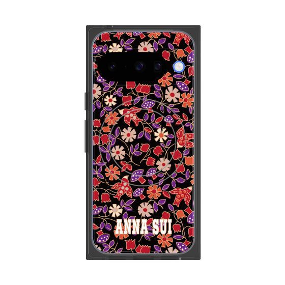 プレミアムスクエアケース with Pixelsnap［ ANNA SUI - ワイルドフラワー ］
