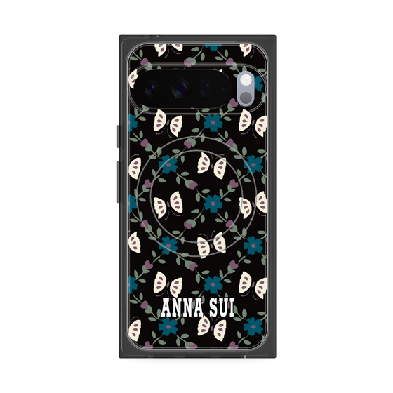 プレミアムスクエアケース with Pixelsnap［ ANNA SUI - バタフライ ］