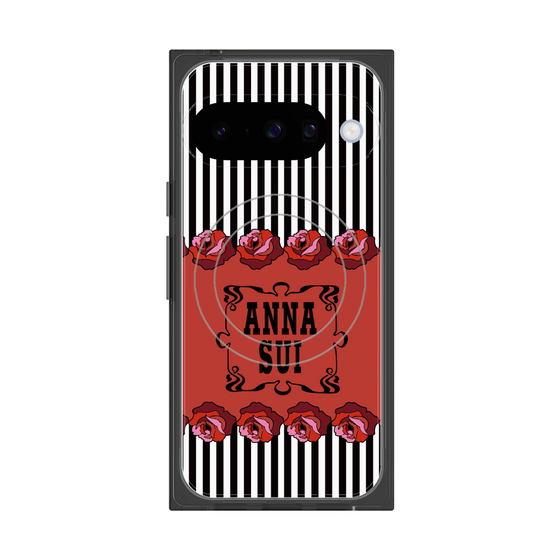 プレミアムスクエアケース with Pixelsnap［ ANNA SUI - ローズ ］