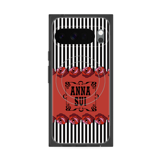 プレミアムスクエアケース with Pixelsnap［ ANNA SUI - ローズ ］