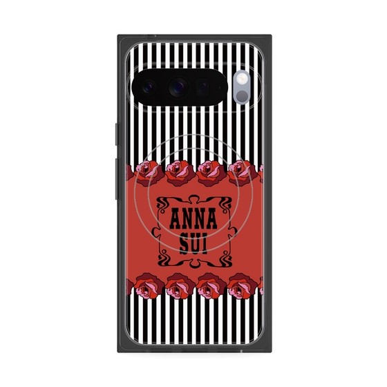 プレミアムスクエアケース with Pixelsnap［ ANNA SUI - ローズ ］