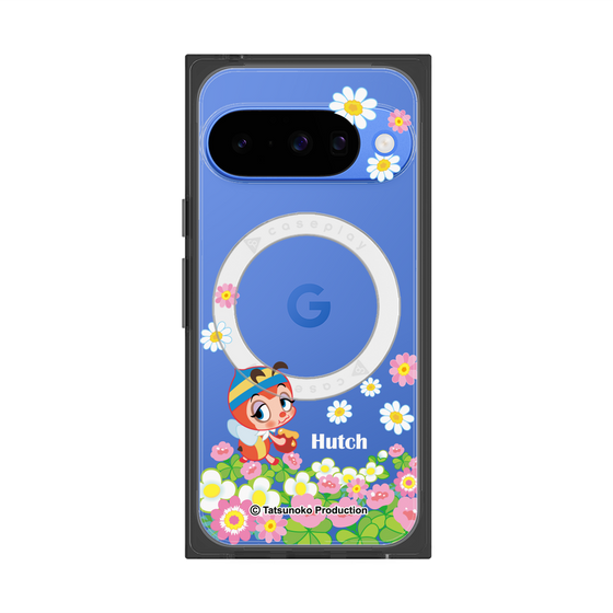 プレミアムスクエアケース with Pixelsnap［ 昆虫物語 みなしごハッチ - 花 ］