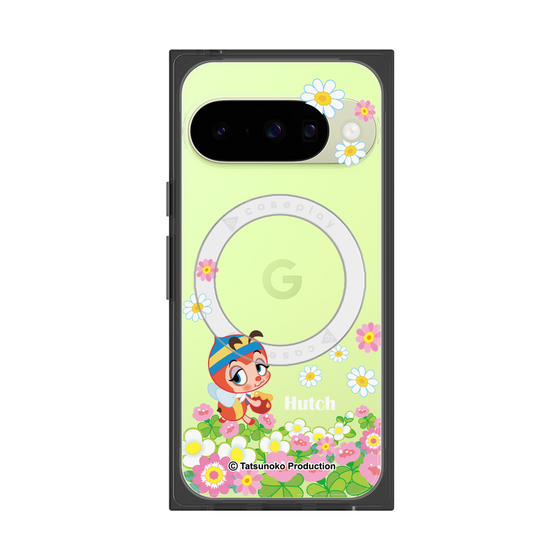 プレミアムスクエアケース with Pixelsnap［ 昆虫物語 みなしごハッチ - 花 ］