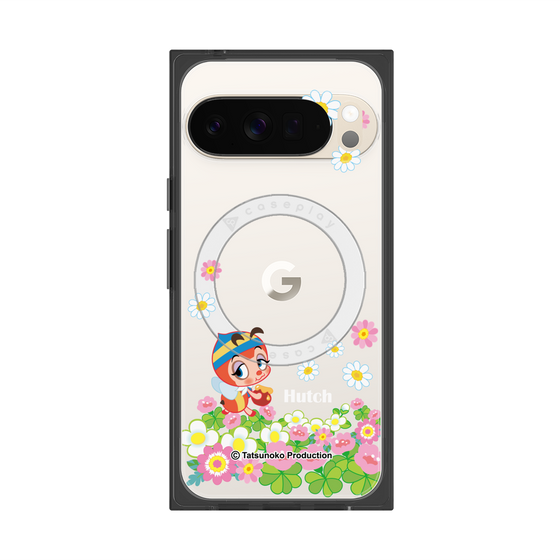 プレミアムスクエアケース with Pixelsnap［ 昆虫物語 みなしごハッチ - 花 ］