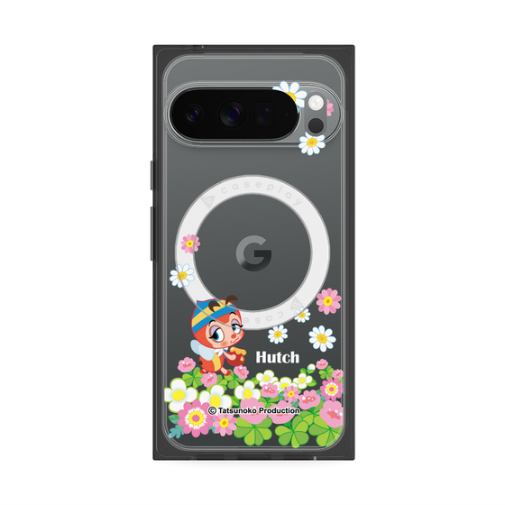 プレミアムスクエアケース with Pixelsnap［ 昆虫物語 みなしごハッチ - 花 ］