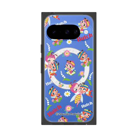 プレミアムスクエアケース with Pixelsnap［ 昆虫物語 みなしごハッチ - 総柄 ］