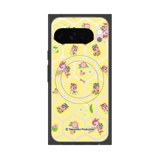 プレミアムスクエアケース with Pixelsnap［ 昆虫物語 みなしごハッチ - ハニカム ］