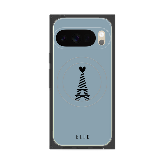 プレミアムスクエアケース with Pixelsnap［ ELLE - エッフェル塔 ］