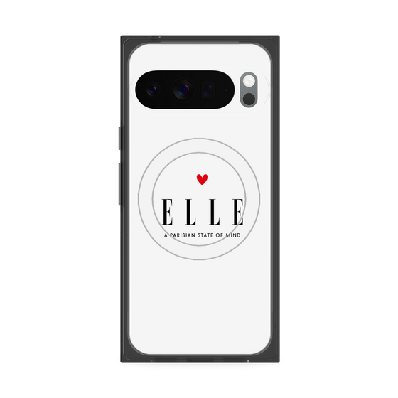 プレミアムスクエアケース with Pixelsnap［ ELLE - アイコン ］
